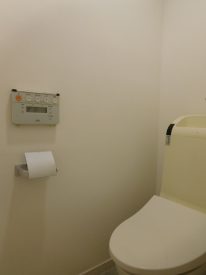 設備充実のトイレ