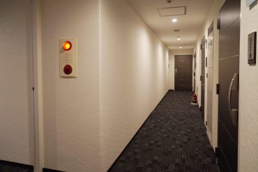 ホテルのような共用部廊下(内装)