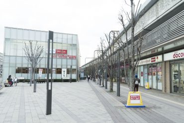 綺麗に整備されている駅前(周辺)