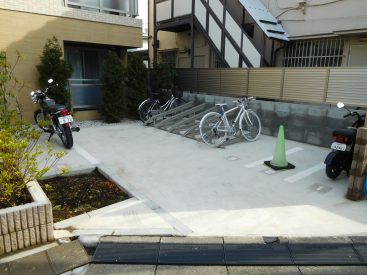 駐輪場・バイク置き場も完備してます。