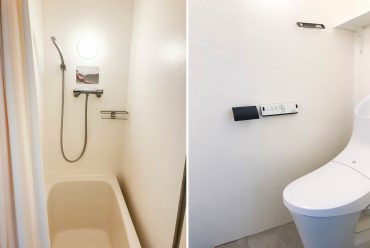 お風呂とトイレは同室です。