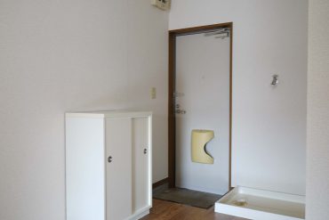 玄関と洗濯機置き場