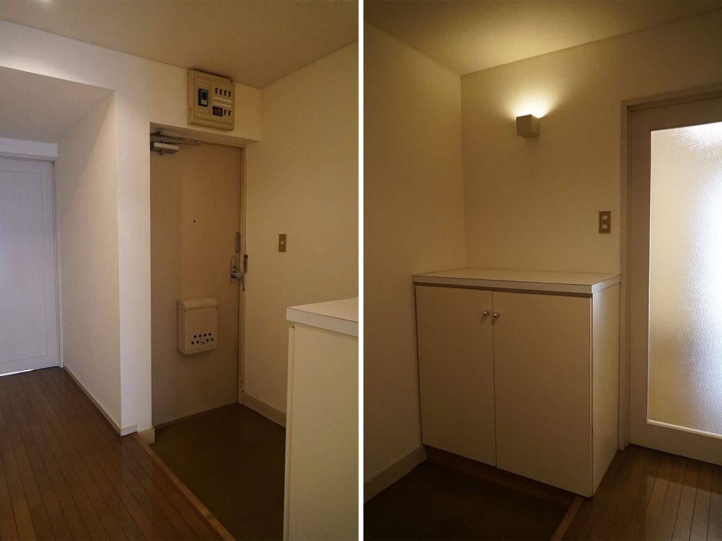 玄関と靴箱