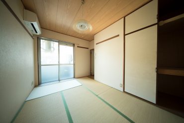 和室6帖。青々とした畳です。