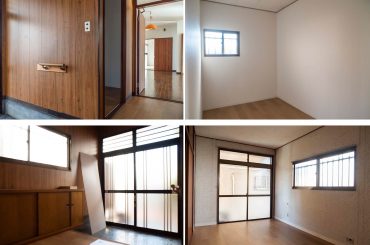 各種写真／右上：玄関横の納戸／右下：玄関正面のお部屋
