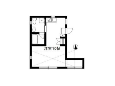 キッチンは玄関側に。