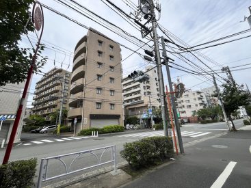 駒沢から桜新町の駅方面へ向かう途中です。