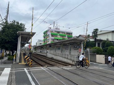 松原駅は今日も長閑。