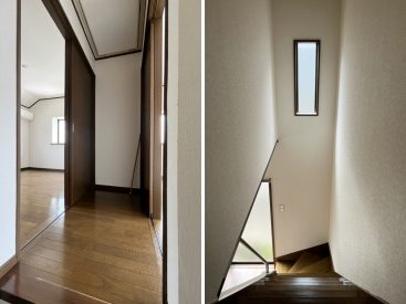 屋根裏部屋も。階段で部屋を行き来できます。