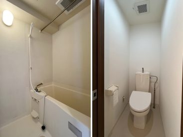 浴室。トイレは廊下に。