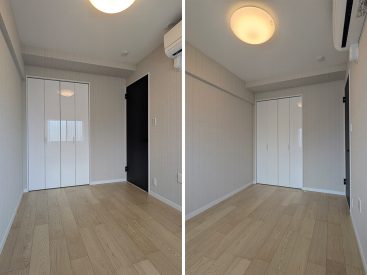 共用廊下側の洋室（約4.5帖）