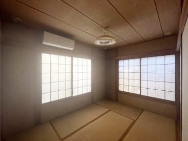 エアコンがあるので、どんな時期でも快適に。