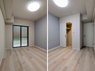 5.7帖の寝室。