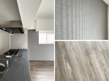 シックさが部屋に広がる内装。