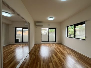 角部屋の明るいお部屋。