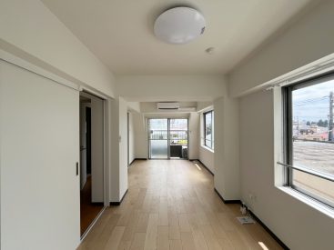下高井戸商店街に位置するマンションの4階。