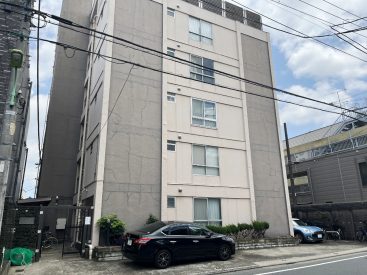 1968年築の大きなレトロマンション。