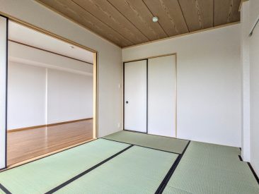 こんな感じで、リビングと和室の引き戸を開いて過ごすのも良きです。