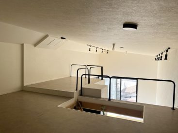 約9帖のロフト。たっぷりな広さです。