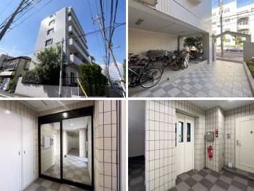 区役所通り沿いにある6階建てのマンションの1室です。