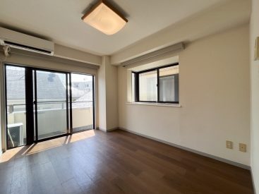 角部屋で明るい部屋。