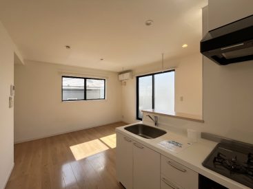 開放感のあるリビングルーム。