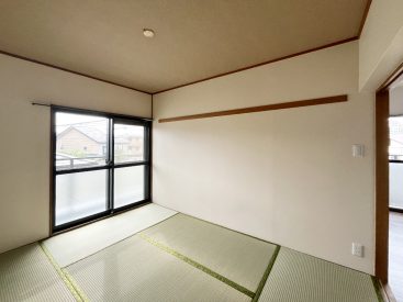 6帖の和室。