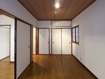 5.3帖は収納が豊富。