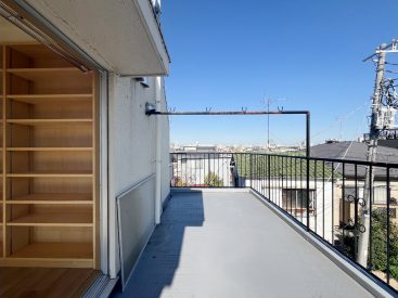 自分だけのベランダ。ぜひ楽しんで。