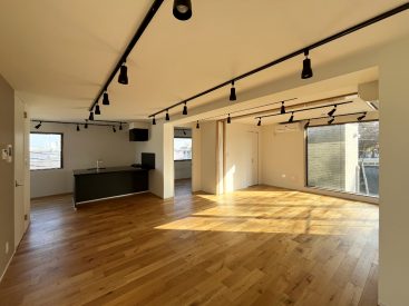 約22と開放的なLDK。