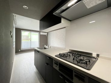 調理のしやすい広いキッチン。