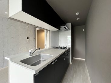 調理のしやすい広いキッチン。