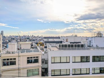 南の空が広がります。