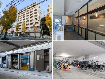 共用部は管理人さんが巡回しており、しっかり整備されています。