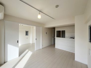 シンプルな1LDKの間取り。