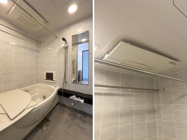 ミストサウナのある浴室。