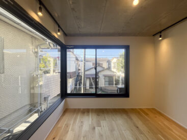 上北沢の住宅街が見えます。