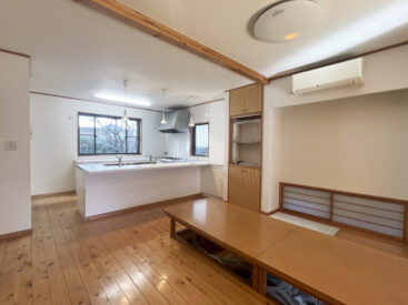 和と洋が組み合わさったゆったりした間取り。