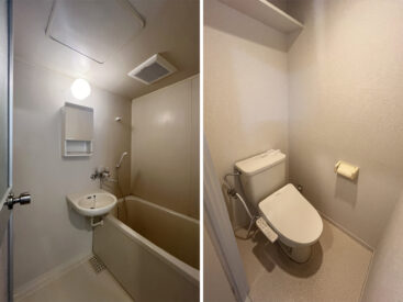 まだまだ使える水まわり。