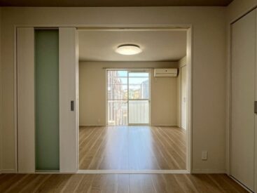 つづき型の2DK。