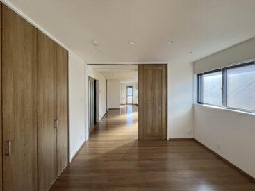 LDKと繋げて奥行きのある空間に。