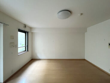 白い壁がすっきり広がります。