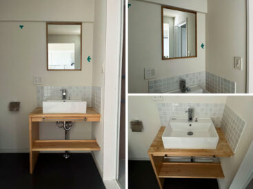 洗面スペース。