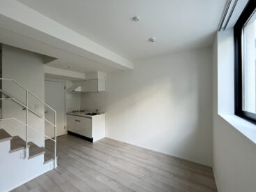 半地下なので、日差しは控えめな印象。