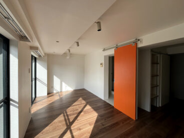 大胆で自由度のあるワンルームの間取り。