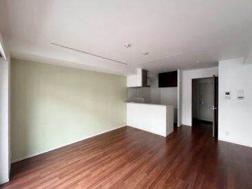 約13.8帖のLDK。この広さがちょうどいい。