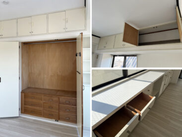 さまざまな収納は見応えも、収納の手段も存分に。