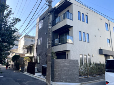 環状八号線ほど近くの新築アパート。