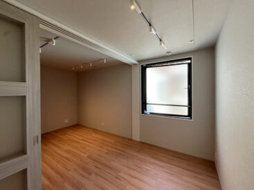 寝室となるスペースは4.45帖。