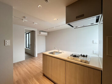 キッチンから見ても抜けがいい。